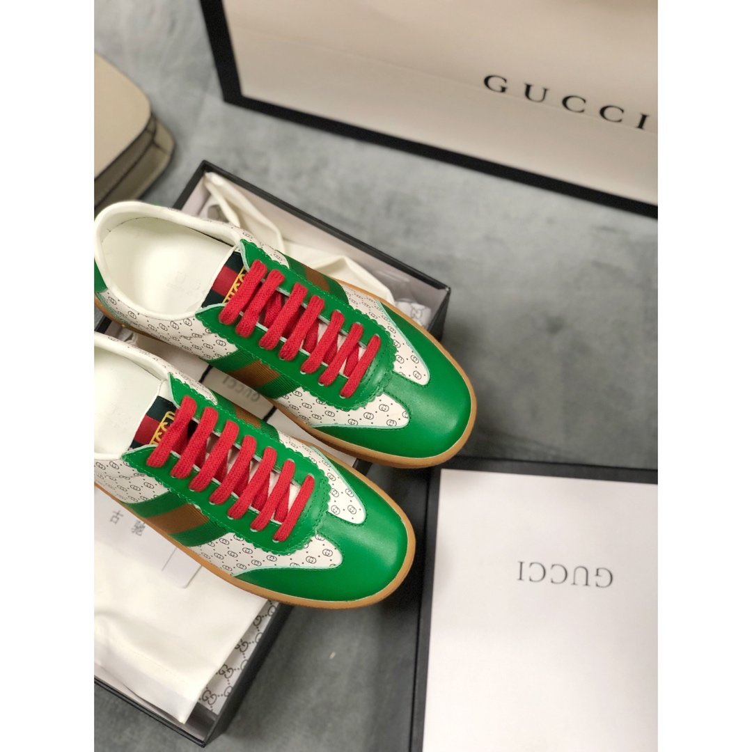 BL-GCI  Screener Leather green Sneaker 091