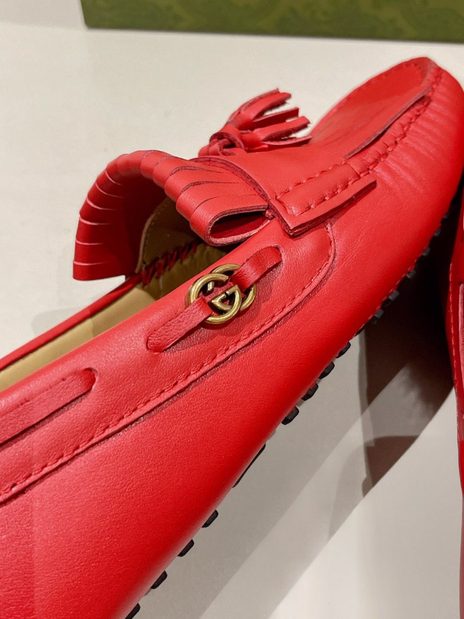 GCI Men's Loafer With Driver Interlocking G Red For Men 624699