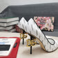 DolGa Nappa Pumps White For Women DG Shoes