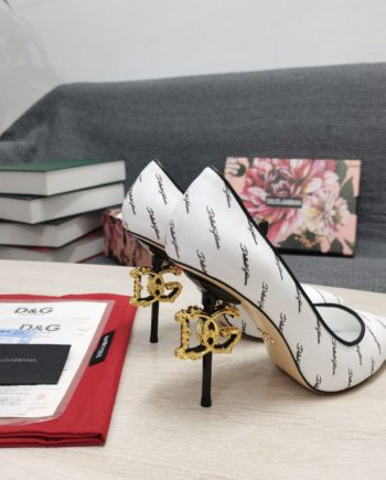 DolGa Nappa Pumps White For Women DG Shoes