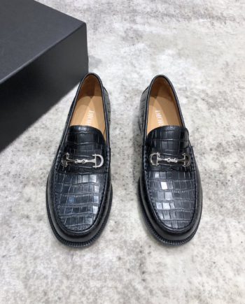 CD Loafer With Horsebit  Black For Men CD