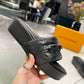 LUV Jumbo Flatform Mule Black For Women LV