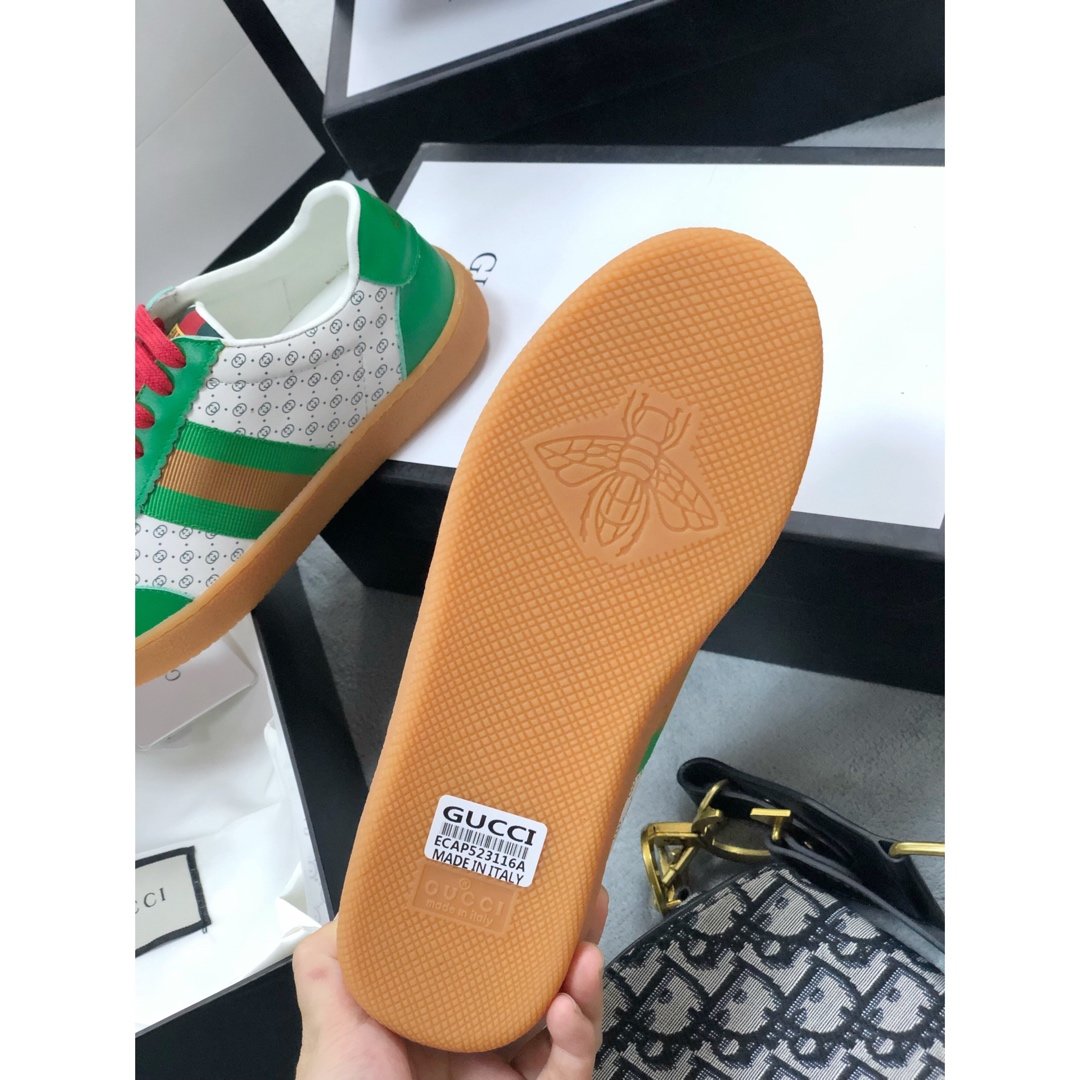 BL-GCI  Screener Leather green Sneaker 091