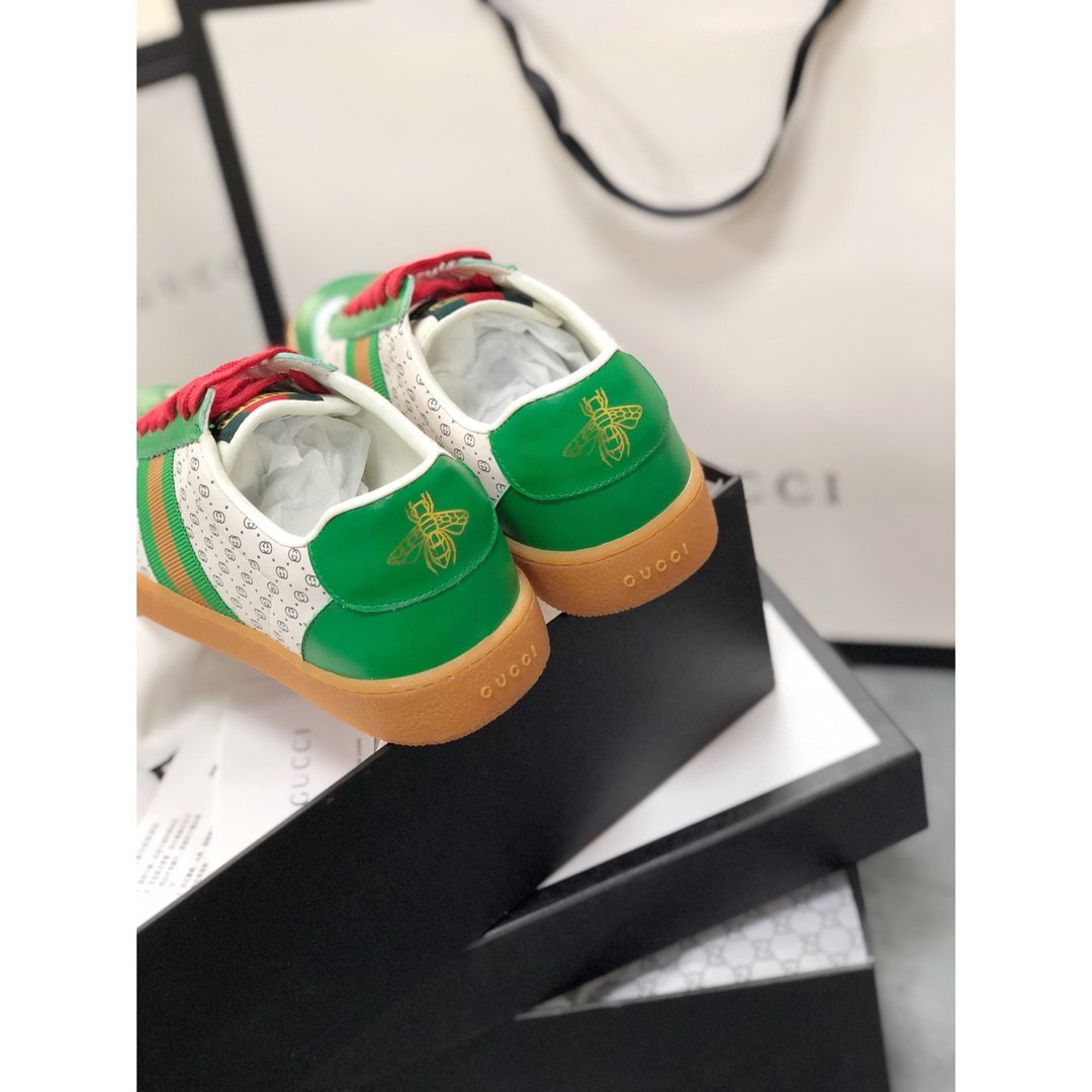 BL-GCI  Screener Leather green Sneaker 091