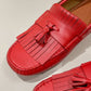 GCI Men's Loafer With Driver Interlocking G Red For Men 624699