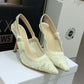 DIR Women's J'Ador Slingback Pump White For Women CD KCP945MCM_S03W