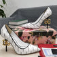 DolGa Nappa Pumps White For Women DG Shoes