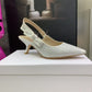 DIR Women's J'Ador Slingback Pump White For Women CD KCP866LHE_S10W