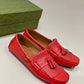 GCI Men's Loafer With Driver Interlocking G Red For Men 624699