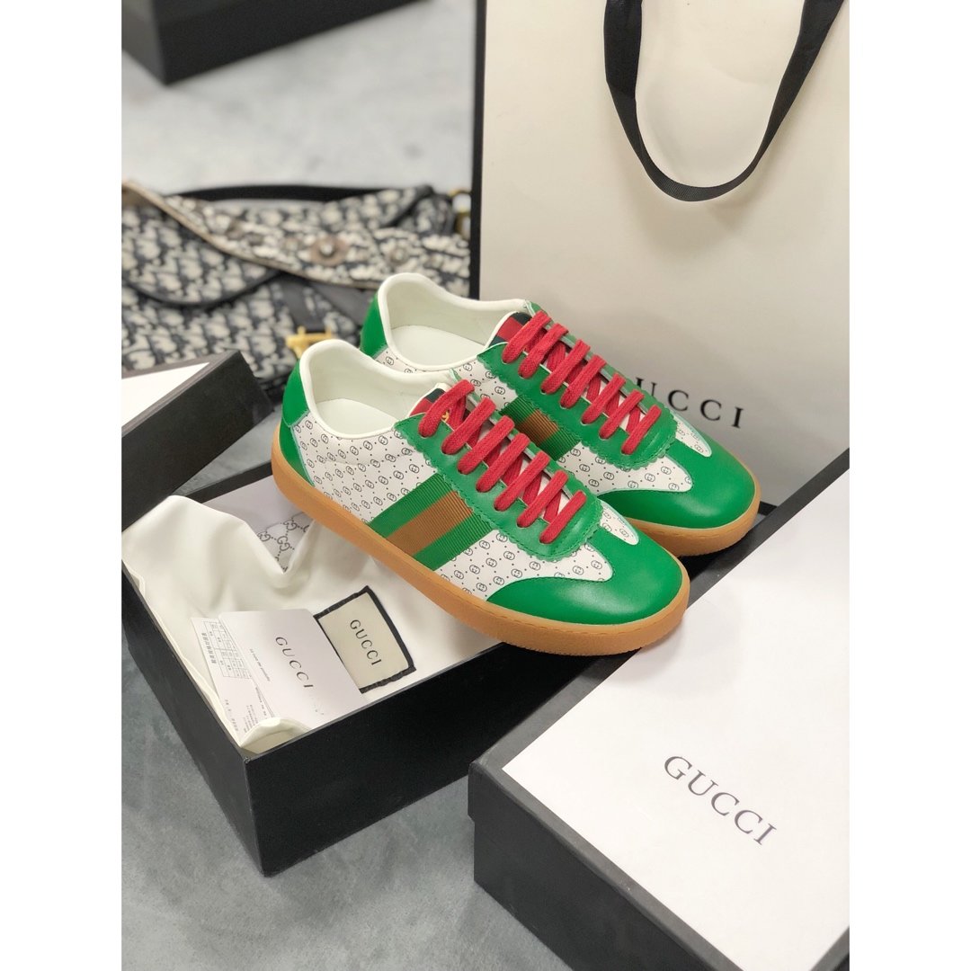 BL-GCI  Screener Leather green Sneaker 091