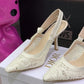 DIR Women's J'Ador Slingback Pump White For Women CD KCP945MCM_S03W