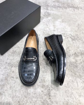 CD Loafer With Horsebit  Black For Men CD
