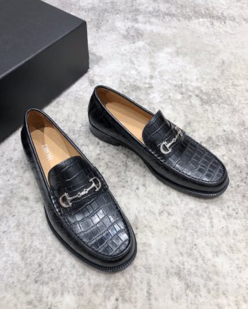 CD Loafer With Horsebit  Black For Men CD