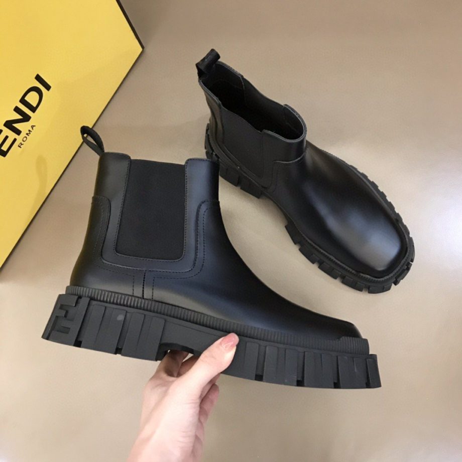 Feni Flow Ankle Boots Black For Men
