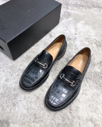 CD Loafer With Horsebit  Black For Men CD