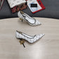 DolGa Nappa Pumps White For Women DG Shoes
