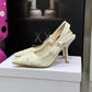 DIR Women's J'Ador Slingback Pump White For Women CD KCP945MCM_S03W
