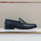Feni Force Matte Black Loafers For Men