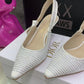 DIR Women's J'Ador Slingback Pump White For Women CD KCP866LHE_S10W