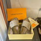 LUV Women's Pool Pillow Comfort Flat Mule Beige For Women LV