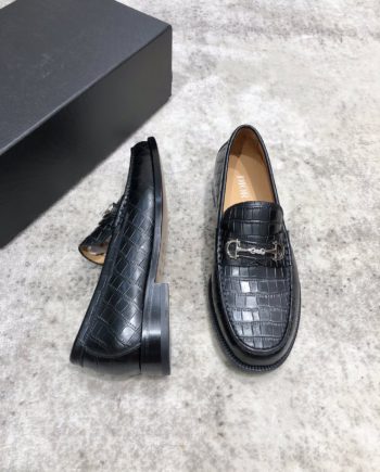 CD Loafer With Horsebit  Black For Men CD