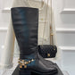 CHL Women's High Boots With Decor Black For Women 1.5in/ 4cm