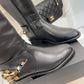CHL Women's High Boots With Decor Black For Women 1.5in/ 4cm