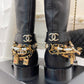 CHL Women's High Boots With Decor Black For Women 1.5in/ 4cm