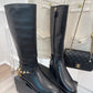 CHL Women's High Boots With Decor Black For Women 1.5in/ 4cm