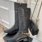 CHL Women's High Boots With Decor Black For Women 1.5in/ 4cm