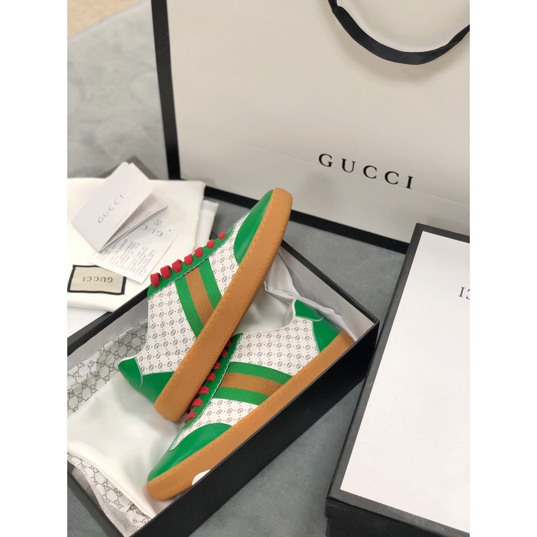 BL-GCI  Screener Leather green Sneaker 091