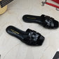 SLY  Women's Tribute Flat Mules Black For Women