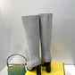 FD Cut High-Heeled FF Chenill Boots Grey For Women