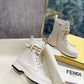 FD Fenigraphy Biker Boots White For Women 8T8355AKY6F1IEM