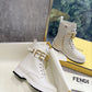 FD Fenigraphy Biker Boots White For Women 8T8355AKY6F1IEM