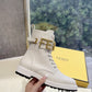 FD Fenigraphy Biker Boots White For Women 8T8355AKY6F1IEM