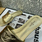 LUV Women's Revival Flat Mule Gold For Women 1A9QKC