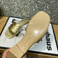 LUV Women's Revival Flat Mule Gold For Women 1A9QKC