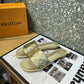 LUV Women's Revival Flat Mule Gold For Women 1A9QKC