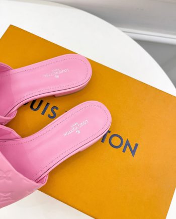 LUV Women's Revival Flat Mule Light Pink For Women 1A9PA1