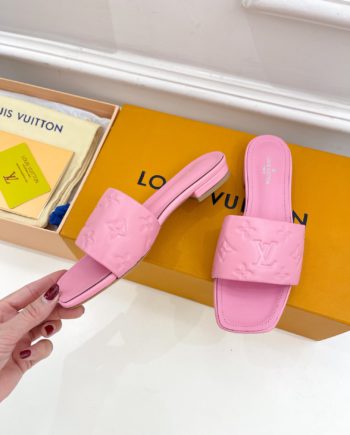 LUV Women's Revival Flat Mule Light Pink For Women 1A9PA1