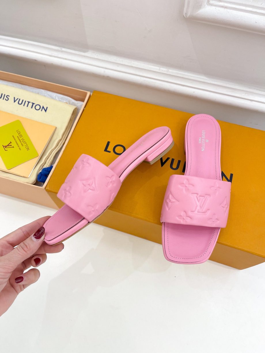 LUV Women's Revival Flat Mule Light Pink For Women 1A9PA1