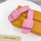LUV Women's Revival Flat Mule Light Pink For Women 1A9PA1