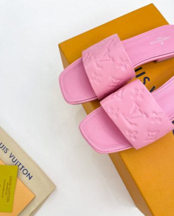LUV Women's Revival Flat Mule Light Pink For Women 1A9PA1