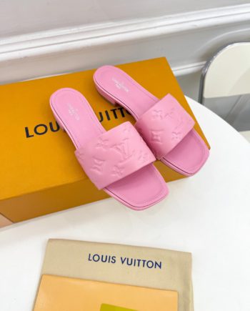 LUV Women's Revival Flat Mule Light Pink For Women 1A9PA1