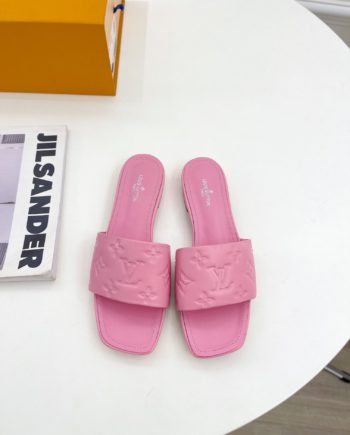 LUV Women's Revival Flat Mule Light Pink For Women 1A9PA1