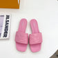 LUV Women's Revival Flat Mule Light Pink For Women 1A9PA1