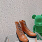 Herms Bridge Ankle Boots Brown For Women