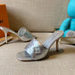 LUV Women's Revival Mule Sliver For Women 1A9Q54