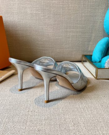 LUV Women's Revival Mule Sliver For Women 1A9Q54